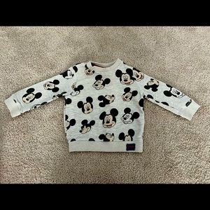Zara Mickey Mouse Sweatshirt
